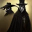 Placeholder: A portrait of a plague doctor, art by Satoshi Nakamoto trending on artstation