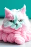 Placeholder: صورة لحلوى القطن على شكل قطه