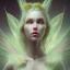 Placeholder: fairy, pink, green, beautiful, hyperrealism, masterpiece, expert, volumetric lighting, sharp focus, 8K, pastel, macro lens, woman, detailed, flower