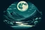 Placeholder: moon landscape illustration