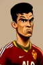 Placeholder: Rafael Liao Portuguese football player ,cartoon 2d