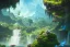 Placeholder: Art by Dylan cole and Eddie mendoza and darek zabrocki, Avatar concept art, pandora, hovering island with waterfall, magnificent landscape, ultra-wide angle, ultra realistic, digital painting, 8 k uhd, dynamic lighting, beautiful, sharp focus, ultra detailed, concept art