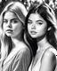 Placeholder: Composition selena gomez with elle fanning