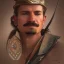 Placeholder: portrait,"Insanely detailed photograph of a male western mustachioed crossbowman", detailed charro and Sombrero, digital painting, artstation, concept art, sharp focus, illustration, art by artgerm and greg rutkowski and alphonse mucha, 8 k,fantasy, unreal engine