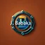 Placeholder: create a logo for me "J. Babakan" .i am an ai programmer artist i want a 3d graphical Logo ,ai ,code, flow charts blended at background
