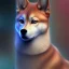 Placeholder: Pleiadean shiba inu with facepaint