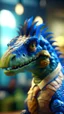 Placeholder: dinosaur with wig with 80s hair wearing a tie, shot on Hasselblad h6d-400c, zeiss prime lens, bokeh like f/0.8, tilt-shift lens 8k, high detail, smooth render, down-light, unreal engine, prize winning