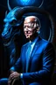 Placeholder: biden as a goat in the style of giger, spraypaint, photorealism, trending on artstation, 8k, depth of field, downlight, lightrays, volumetric, labyrinth, brown and blue