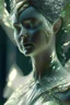 Placeholder: transparent olivine marble beauty queen Seraph, high detail, 8k, cinematic, depth of field, art