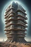 Placeholder: fractal building, alien technology, surrealism