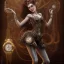 Placeholder: Biomechanical steampunk bailarina