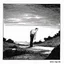 Placeholder: a alone man. pen and ink, birds eye view, illustrated by hergé, Background space and earth