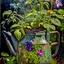 Placeholder: beautiful old watering can surrounded by gorgeous plants and flowers Modifiers: Award winning photography oil on canvas beautiful