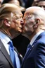 Placeholder: trump kissing biden