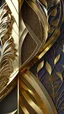 Placeholder: papercut style multi layered metalic and texture gold