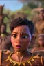 Placeholder: A photo taken from an african village "black panther", <character or scene>, kente, cinematic lighting --v 4 --q 2