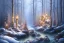 Placeholder: RIVER ROCK FOREST WINTER LANTERN