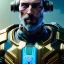 Placeholder: octane render, 8k, ultra highly detailed, intricate details, shiny, portrait, humanoid, cyberpunk 2077, sky blue eyes, cyborg, metallic, armour