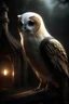 Placeholder: Barn owl, warrior, fantasy, bird