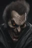 Placeholder: a very close up side profile image of an evil spirit, smirking and looking at the camera,8k quality, supper realistic