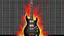 Placeholder: 4K. REALISTIC FULL DETAILS. LOGO EMISSION RADIO HARDROCK TEMINATOR DEBOUT AVEC GUITARE EN MAINS FIRESTARTER