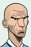 Placeholder: Zinedine Zidane cartoon 2d