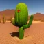 Placeholder: A giant, talking cactus wearing a top hat and monocle, standing in the middle of a desert oasis.