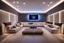 Placeholder: dedicated home cinema room with LED lighting in the walls make sure the room is completely symmetrical