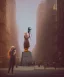 Placeholder: Statue of Queen of photography. Cute blonde woman. Photographer in golden crown. Standing on the street. Big camera in her hand. hyperdetailed, photorealistic, trending on artstation, greg rutkowski, beksinski, kodachrome, lomography, golden hour, bokeh, volumetric light