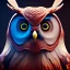 Placeholder: Owl, macro lens blur, hyperphotorealistic, sharp focus, unreal engine