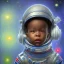 Placeholder: African American baby boy creative space inventor by Monet