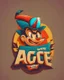 Placeholder: Cartoon movie logo design ace