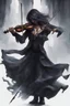 Placeholder: dark Violinist, fantasy