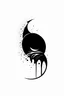 Placeholder: simple black and white dream logo