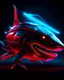 Placeholder: cyberpunk cyber shark . led color red . shark charter