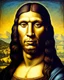 Placeholder: La Monalisa como Hombre de Neandertal moderno, calidad ultra, hiperdetallado, colores contrastantes