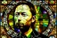 Placeholder: Thom Yorke stained glass, stained glass,paneks, gkass, lead, window, medieval