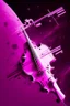 Placeholder: Space shuttle violin magenta