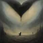 Placeholder: Matte Oil painting "Falling Love", Style by Zdzislaw Beksinski and Jonathan Meese and Santiago Caruso, dramatic, ultra sinister, symbolic expression