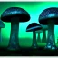 Placeholder: Forêt de champignons géants, réaliste, sombre, brumeux, 8k, bioluminescence .