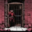 Placeholder: [wii No More Heroes style with thick lines] Now he knew why Tarascus had come so subtly to his door, and later had fled so swiftly. The king had unlocked his door, and, somewhere in these hellish pits, had opened a cell or cage that held some grim monstrosity. Now the thing was emerging from the cell and was again advancing up the corridor, its misshapen head close to the ground