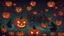Placeholder: halloween scary mood, neon background