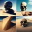 Placeholder: Death, future, sand