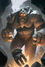 Placeholder: golem malphite with dead fire grasp in one hand