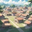 Placeholder: Picture of a village. Architects build a school and a hospital. Anime