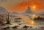 Placeholder: Amazing wonderful sunset, ice, cosmic fantasy winter, epic, vegetations, mountains, sci-fi movies influence, pieter franciscus dierckx, and charles leickert impressionism paintings