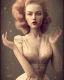 Placeholder: vintage style photos of women in pin-up inspired dresses, intricately detailed, realistic, beautiful, peaceful, 8k resolution, 1900s photograph retro dynamic lighting vignette sepia