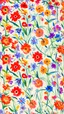 Placeholder: VINTAGE FLOWERS COLORFUL RED BLUE GREEN ORANGE PURPLE FULL ABSTRACT BACKGROUND CREAM