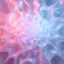 Placeholder: Mesmerizing abstract 3d visual, mass of flowing translucent shapes, centered, soft aesthetic, negative space.