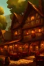 Placeholder: an illustration of a high fantasy setting tavern